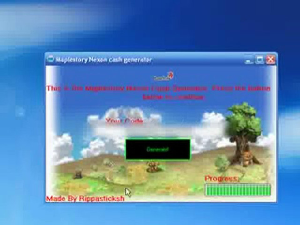 Maplestory free nexon generator 11/9/09 updated!