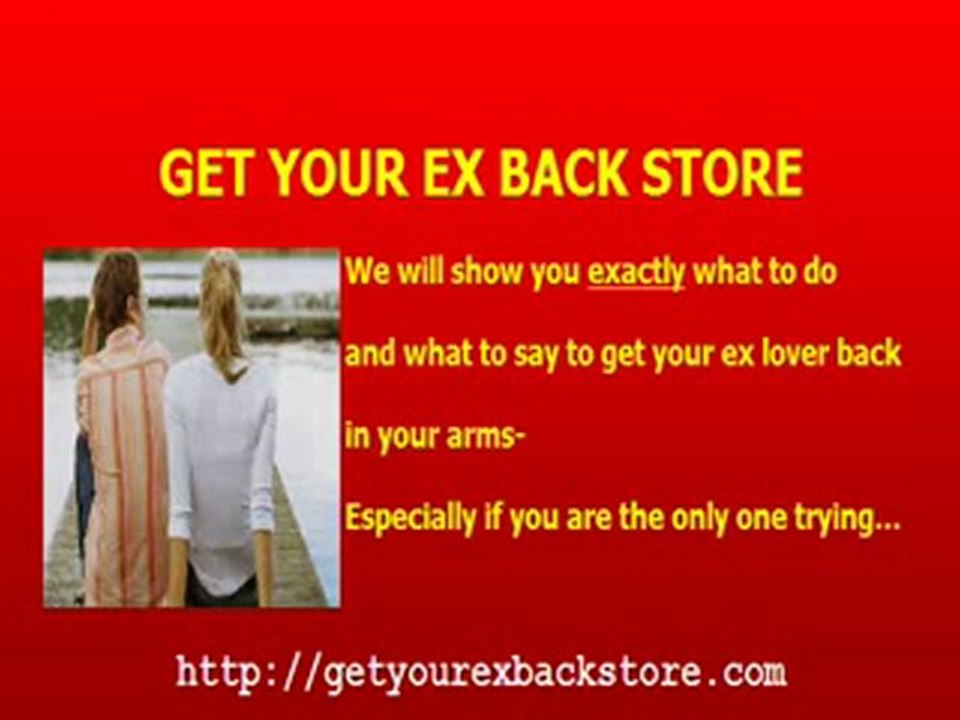how to get back with your ex girlfriend