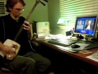 Auto-Tune the News #2 (K. Couric section) on Japanese Lute!