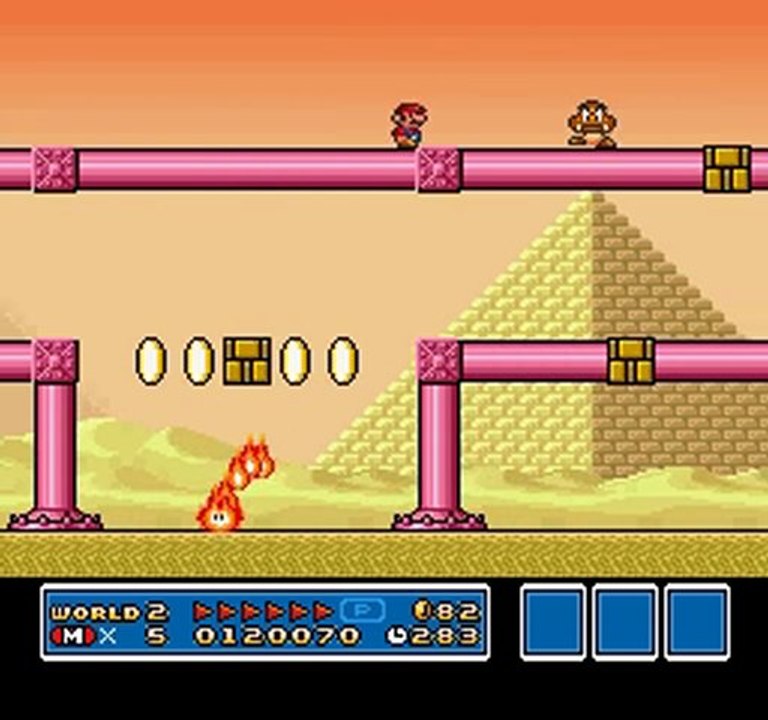 Super Mario Bros 3 - Monde 2 Niveau 1