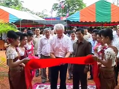 Inauguration du foyer de l'A.F.S. à Battambang (Cambodge)