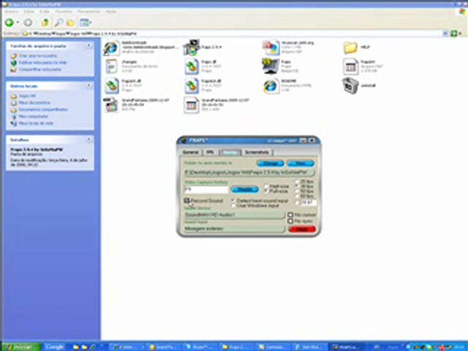 Demonstração - Fraps