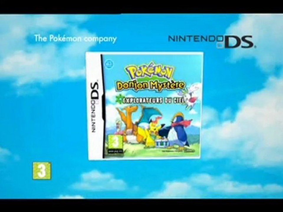 Publicité Pokemon Donjon Mystère III : Explorateur du Ciel