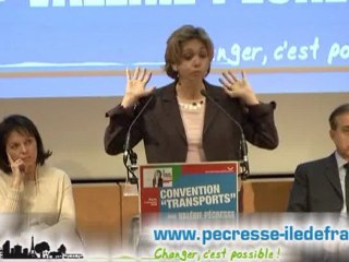 Convention transport extrait du discours de Valérie Pécresse
