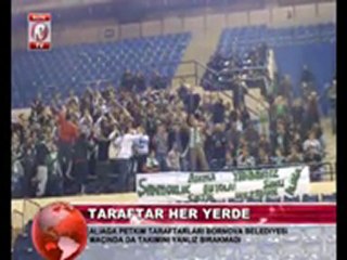 aliağa petkim taraftarı bornova deplasmanında