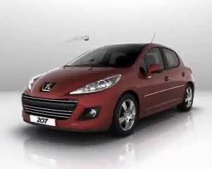 Peugeot 207 phase II : Animation 3D couleurs