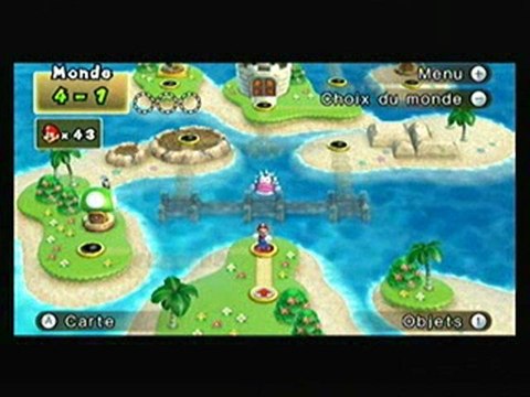New Super Mario Bros.Wii W.T 7 L'eau ca mouille
