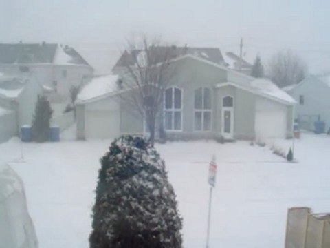 Premiere tempete de neige ,hiver 2009