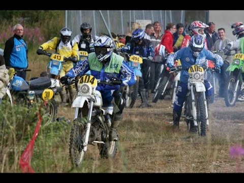 Diaporama 1er enduro historique UFOLEP Auroux 2009