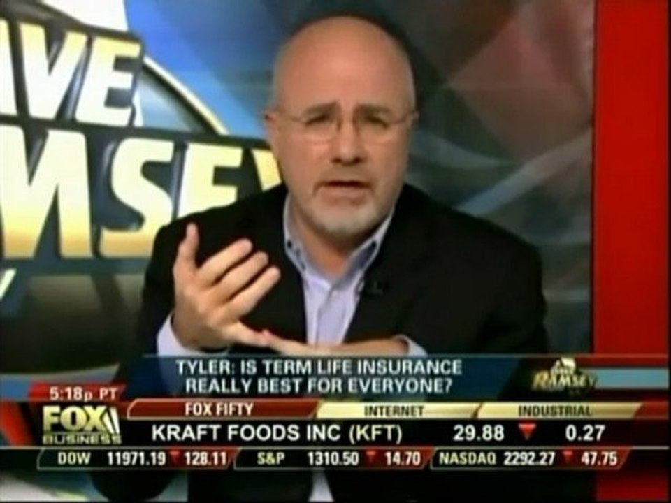 Dave Ramsey Show on Term Life vs Whole Life Insurance