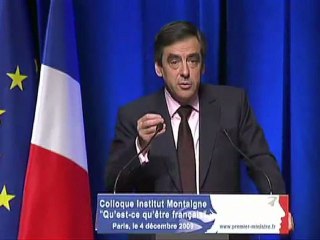 Discours de François Fillon : "Qu'est-ce qu'être français ?"