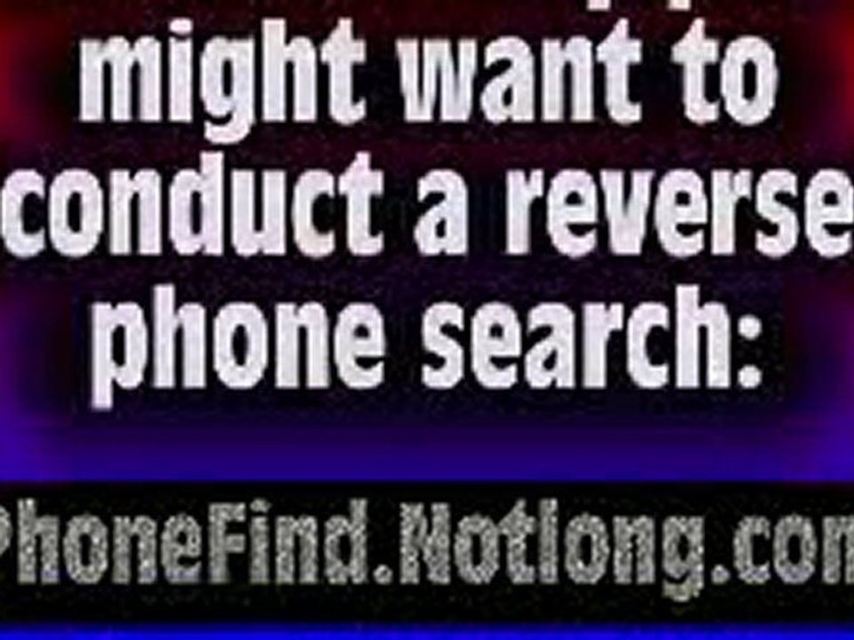 Lookup cell phone or unlisted number