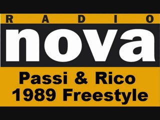Passi & Rico freestyle Radio Nova 1989
