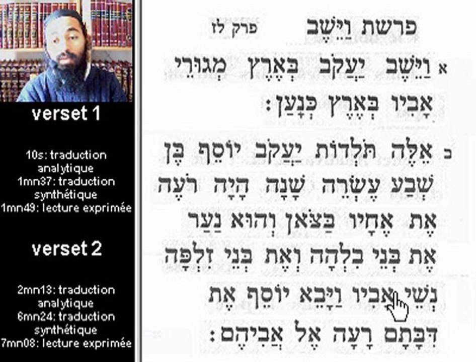 paracha vayechev vayeshev  yoel laguerre