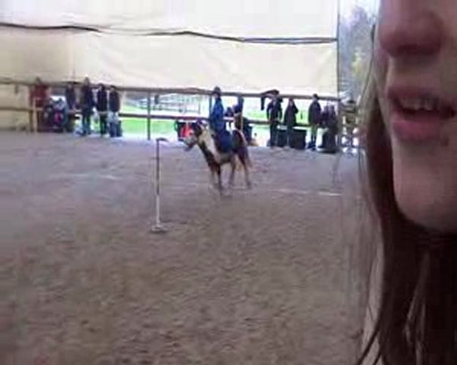 Wendy au slalom