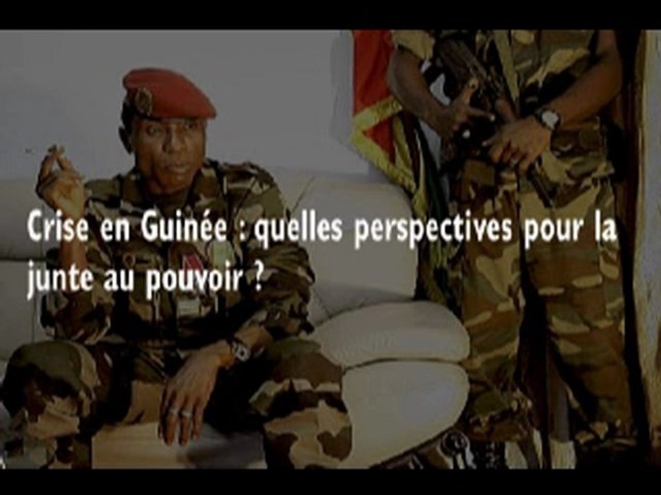 Crise en Guinée : quelles perspectives pour la junte ?
