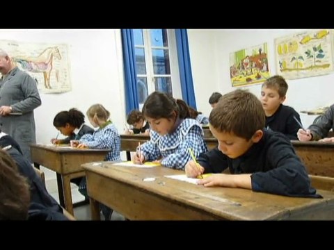 classe d'antan à l'Institut Saint-Lô d'Agneaux