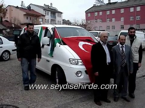 seydişehir den filistine yardım