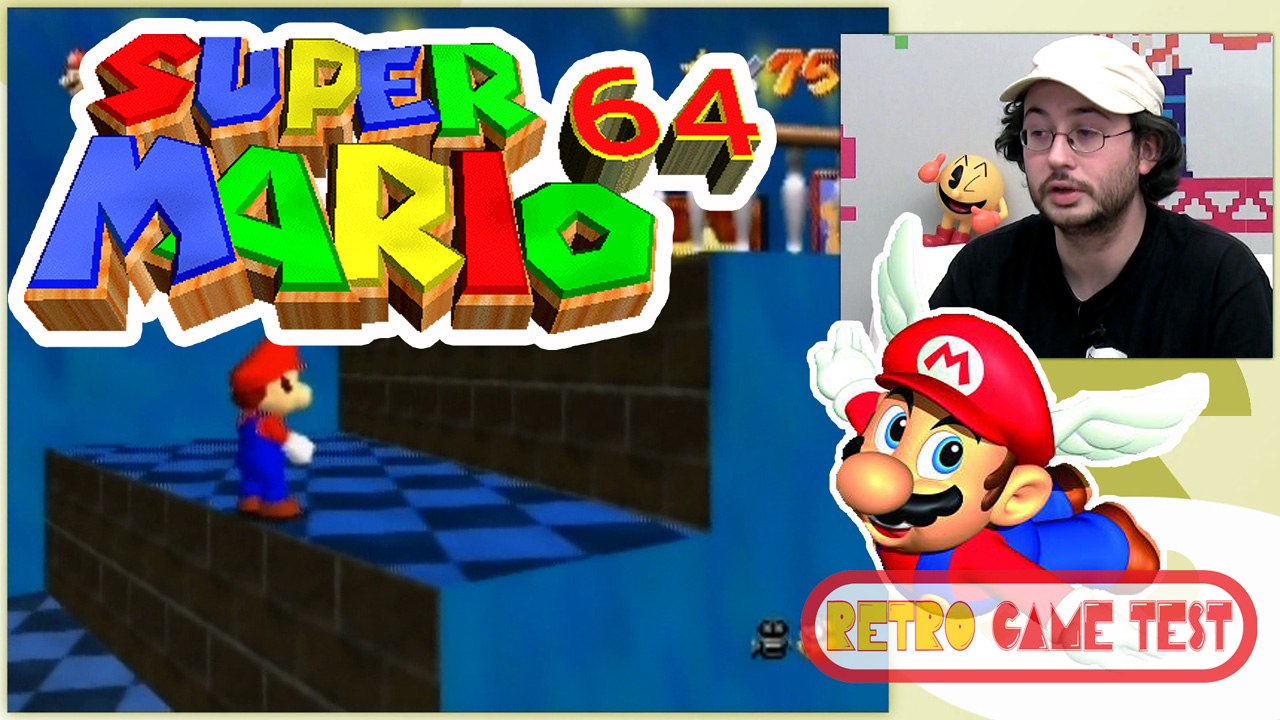 Super Mario 64 "Nintendo 64"  Retro Game Test.