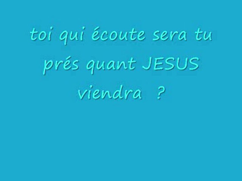 cantique jesus est vivant