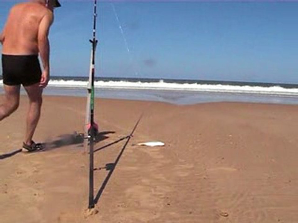 Pêche du bord à l'Océan
