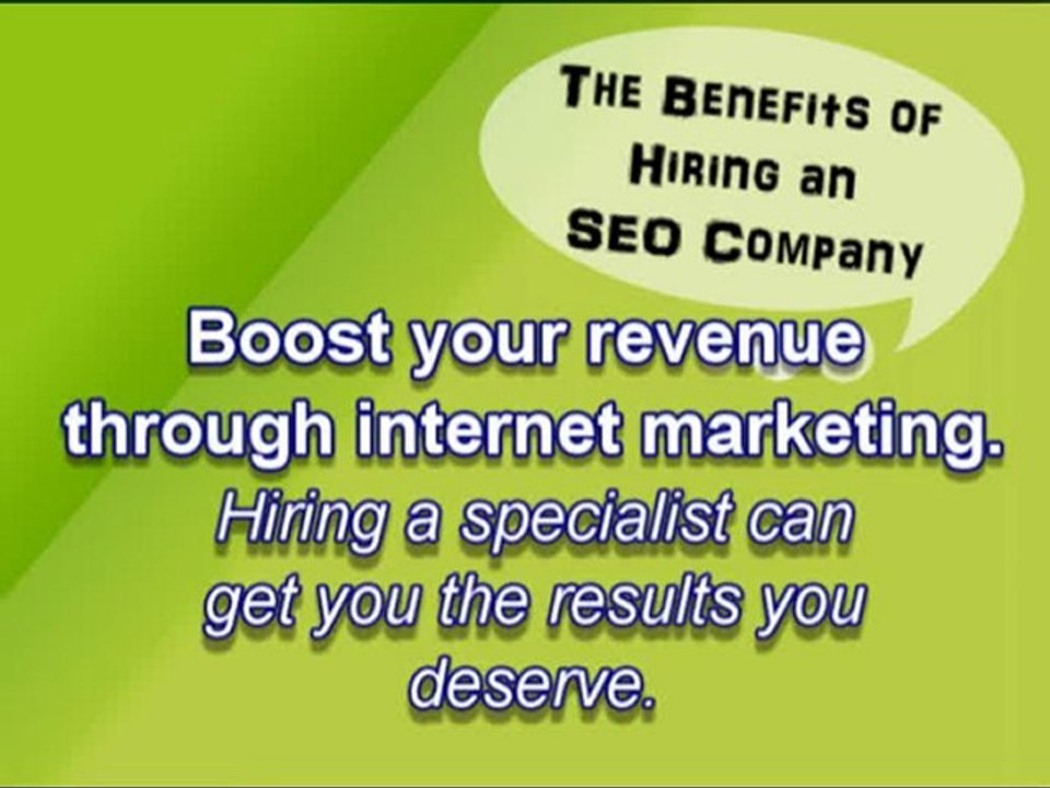 The Benefits of Hiring an SEO Company