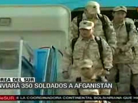 Refuerzan seguridad de tropas coreanas