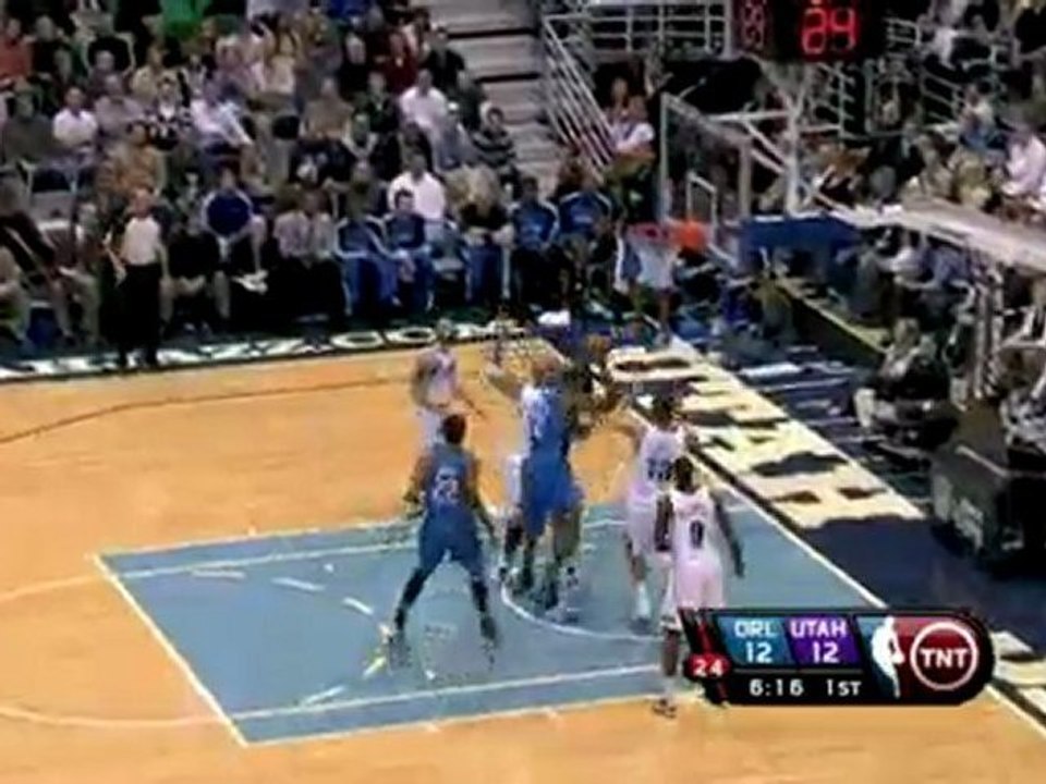 NBA Dwight Howard grabs the rebound and finishes with author