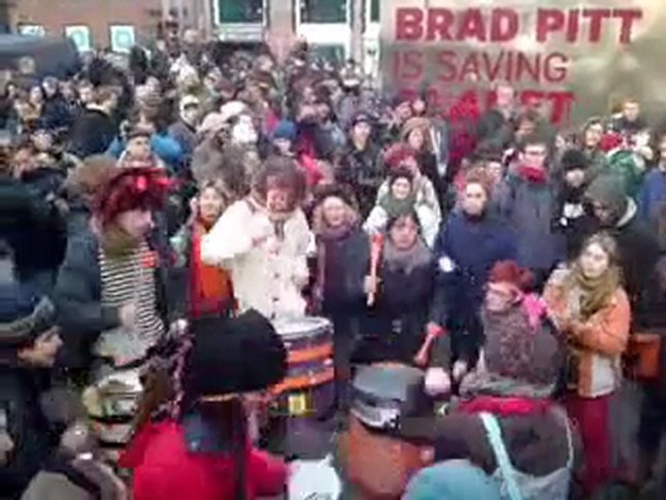 Protesters gather in Copenhagen