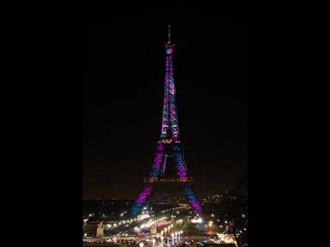 Illuminations de la Tour Eiffel : Noël 2009 - Diaporama