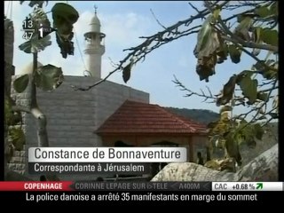 11/12/09 Mosquée en Palestine Vandalisée par des colons