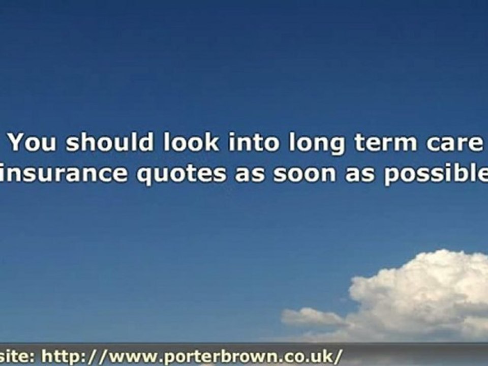 Long Term Care Insurance - Essential or not?