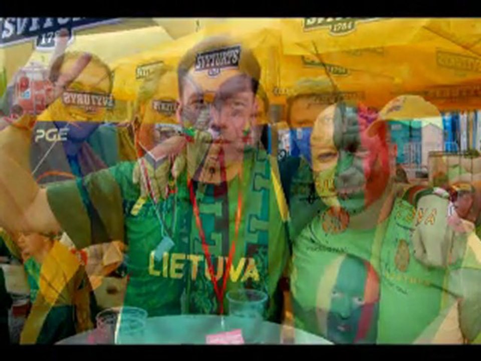 Lithuania Basketball Fans at Eurobasket'2009 Poland