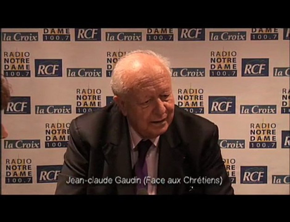 Jean-Claude Gaudin - Face aux Chrétiens - 9/12/2009