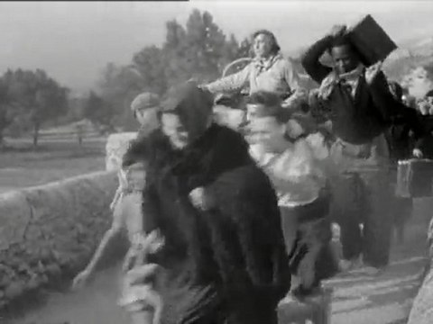 La scene de l'exode dans Jeux Interdits de René Clément