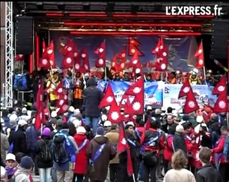 Népalais à Copenhague : Sauvez l'Himalaya