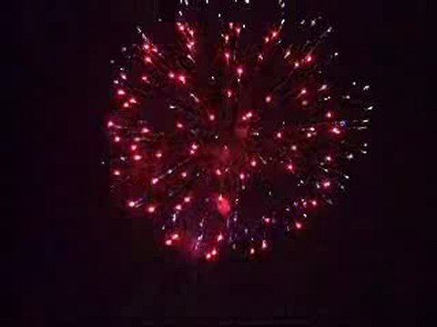 Feu d'artifice des Avenières du 8 décembre 2009