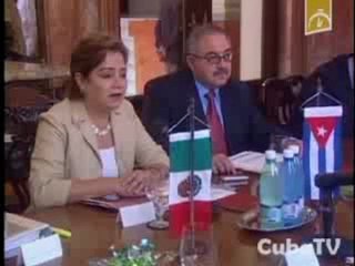 Canciller de México de visita en Cuba