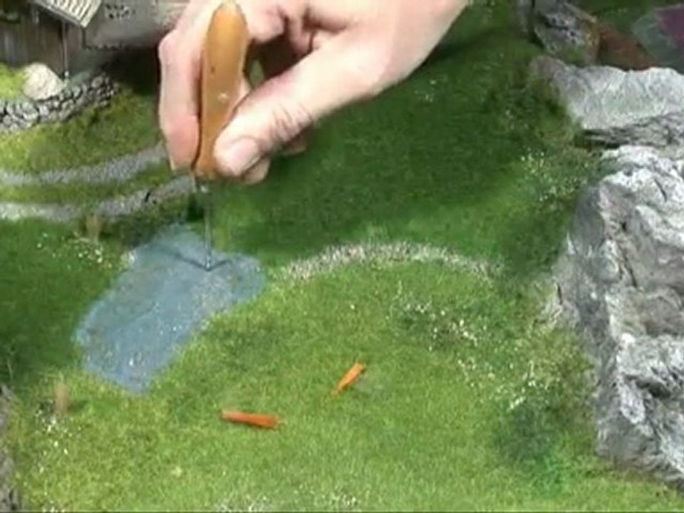 Building h0 train station using Noch products, part 4 of 5