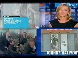 l'emballement médiatique à propos de Johnny Hallyday