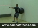 Stability Ball Back Squats