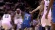 NBA James Harden misses the shot but Russell Westbrook finis