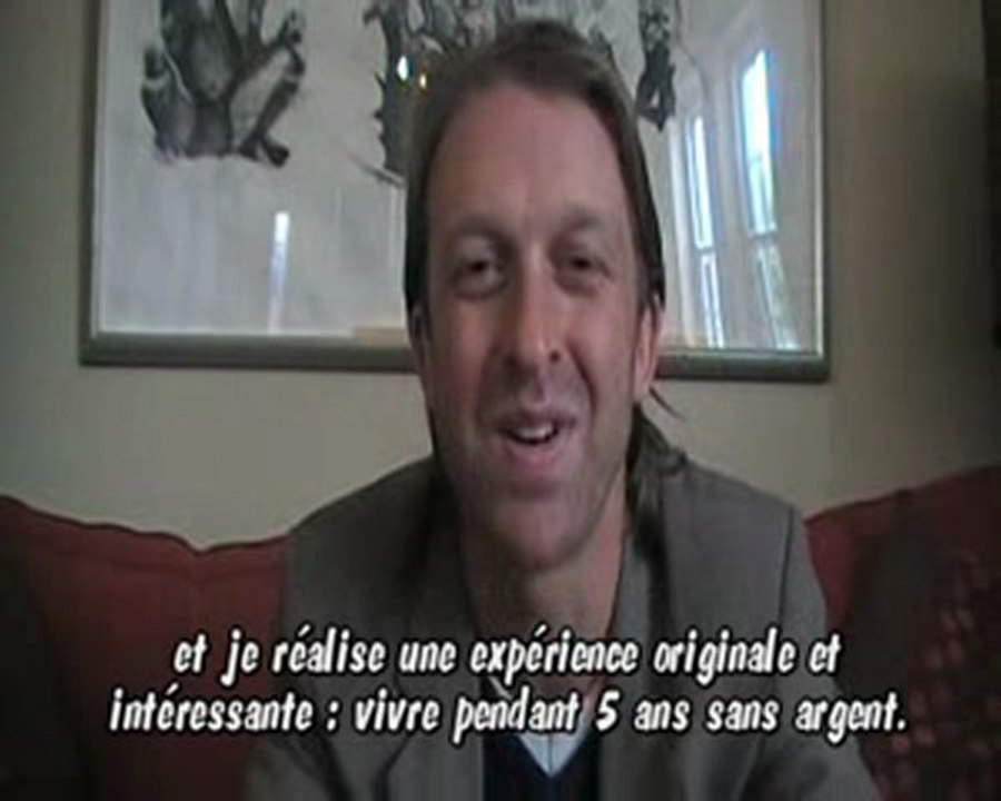 Rencontre avec Adin Van Ryneveld - 5 ans sans argent