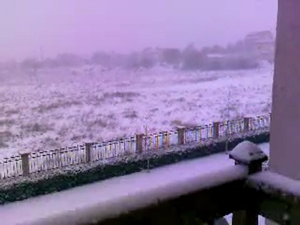 First snow Varna, BG 12/12-2009