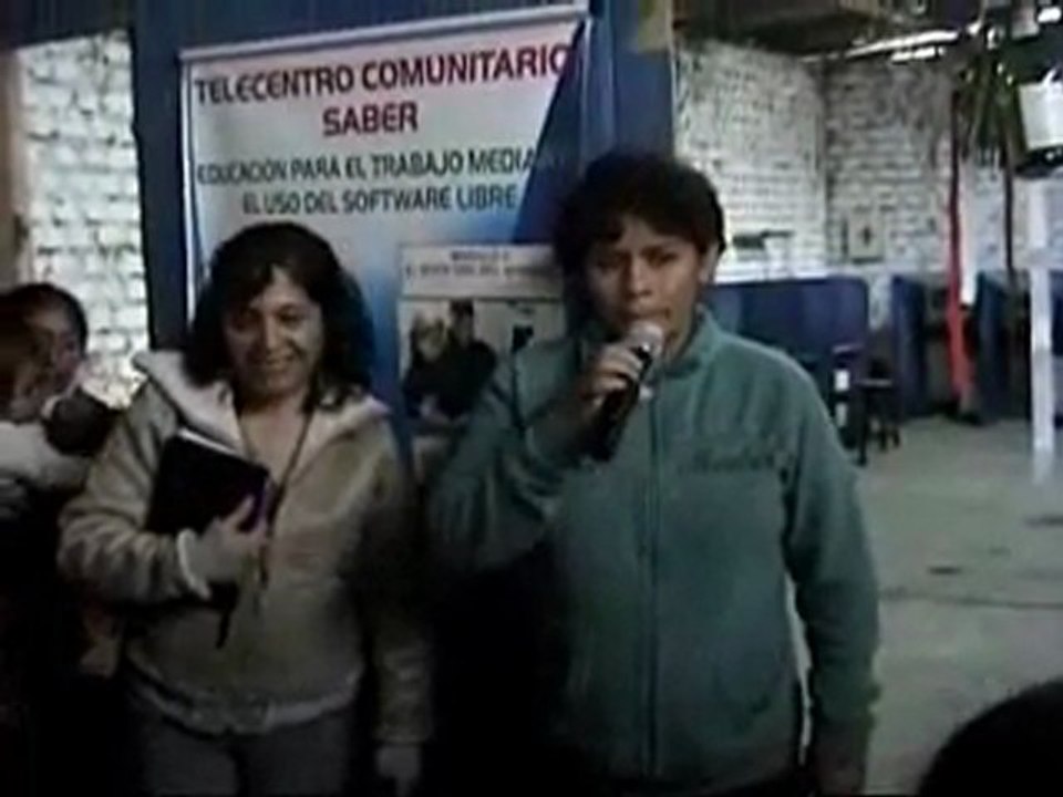 INAUGURACION DEL TELECENTRO COMUNITARIO DIEZ DE MARZO