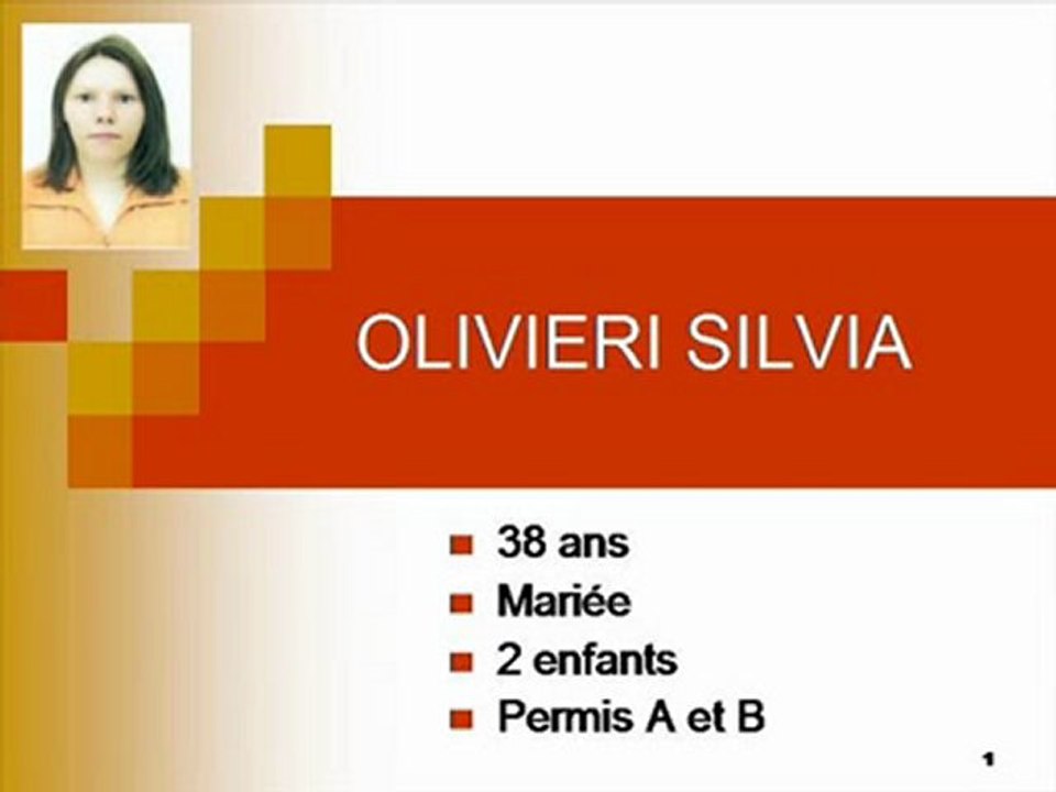 CV Video Silvia OLIVIERI