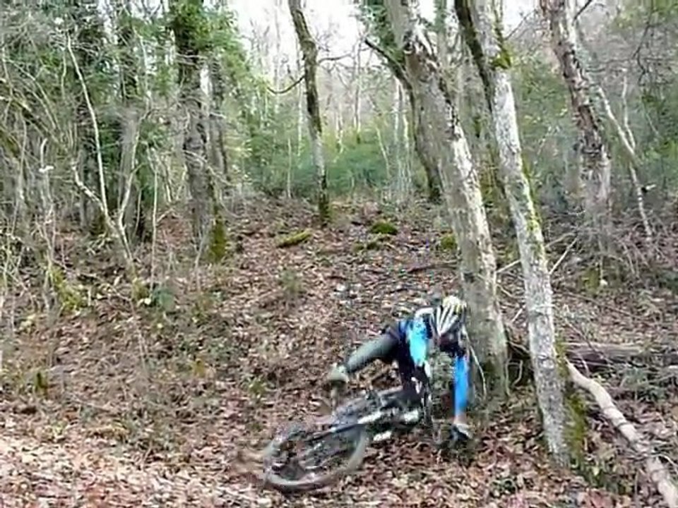 Chute en VTT - Bassin chambérien