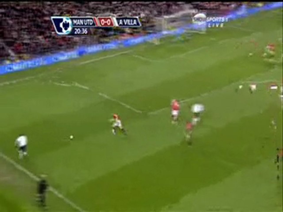 أستون فيلا 1\0 مانشستر يونايتد