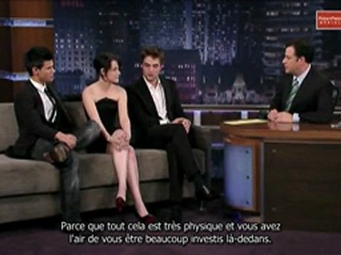 Twilight Cast chez Jimmy Kimmel en vostfr