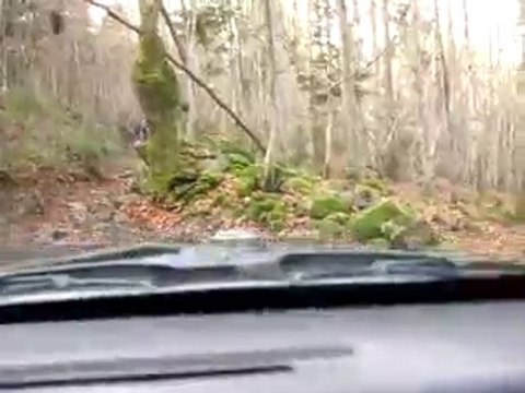 Monique Chaverot Mitsubishi Pajero Piste étroite Rando Télethon Goupil4x4 2009 IMG_0790